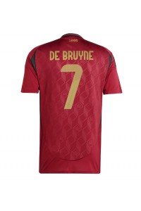 Fotbalové Dres Belgie Kevin De Bruyne #7 Domácí Oblečení ME 2024 Krátký Rukáv